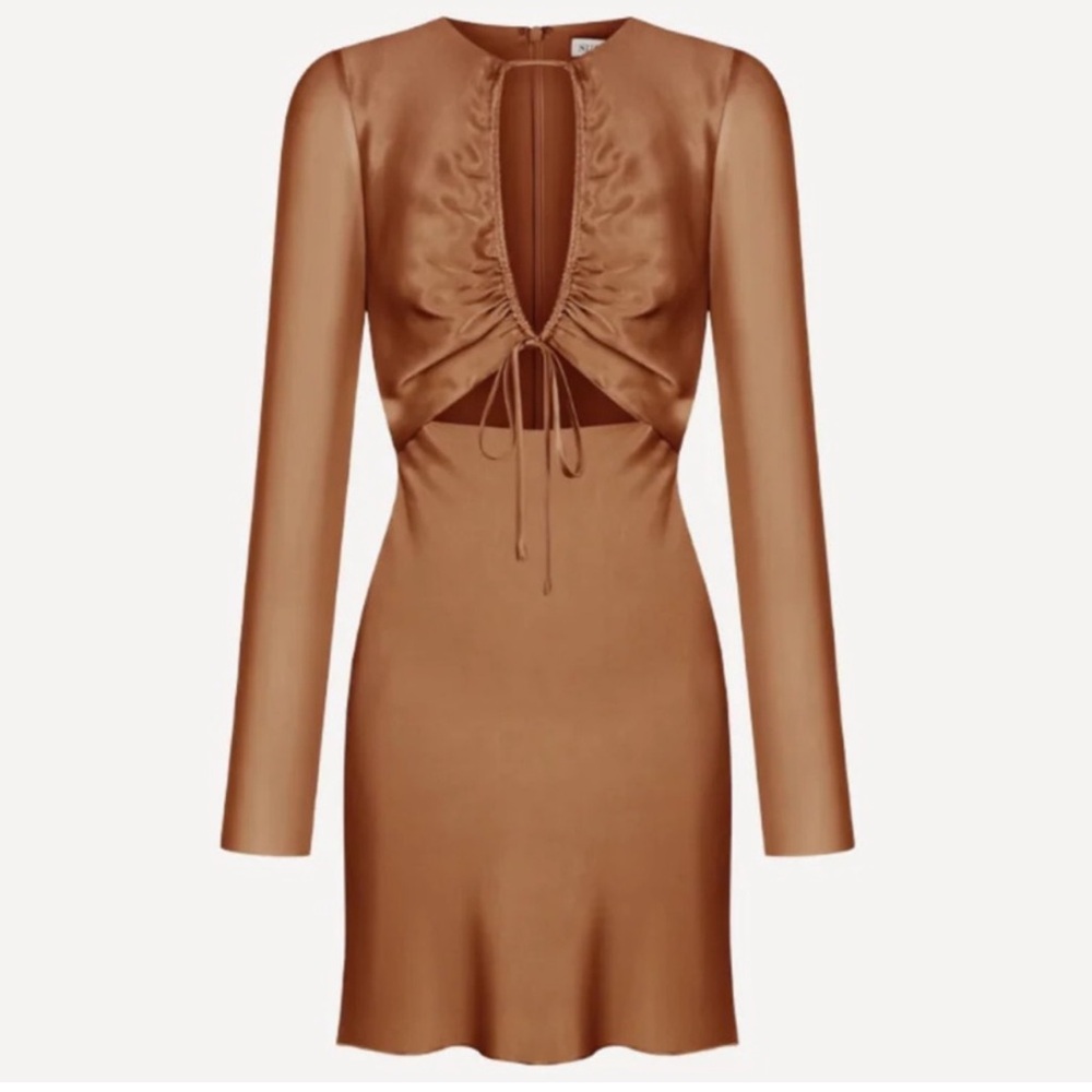 Shona Joy Brown Mini Dress - NWT